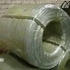 Heat-treated galvanized wire for binding cellulose