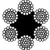 TLC-О type rope with an organic core