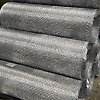 Woven wire mesh with square cells