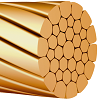 Ropes for railway overhead wiring