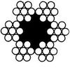 Ropes LC-О type with an&nbsp;organic core