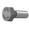 High-strength hexagon head bolts with increased turnkey size for metal structures