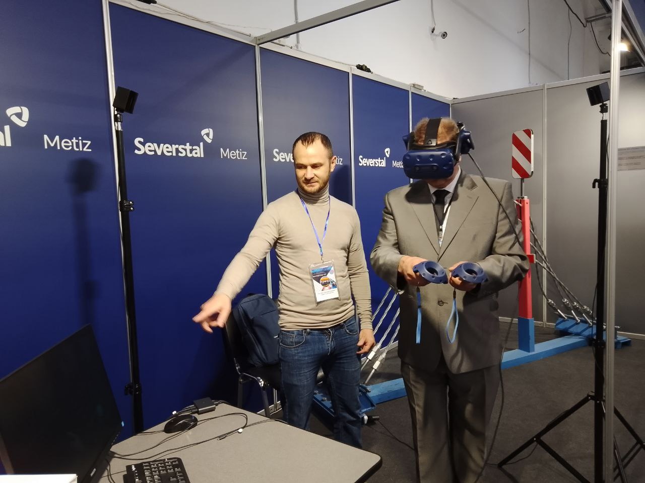 «Северсталь канаты» представляет на отраслевой выставке VR-тренажер для обучения рабочим профессиям